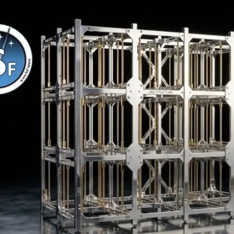 24u cubesat structure frame bus