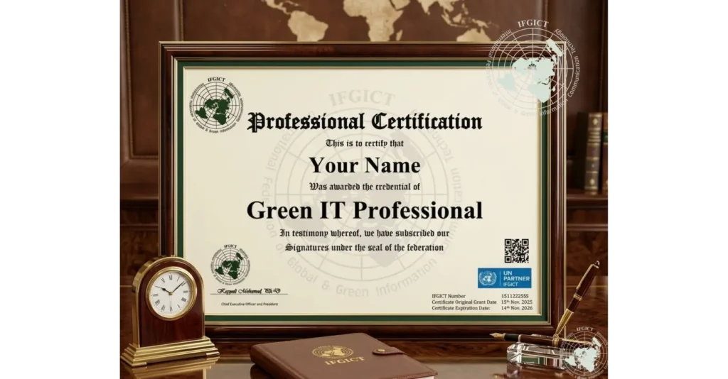 green IT certificate