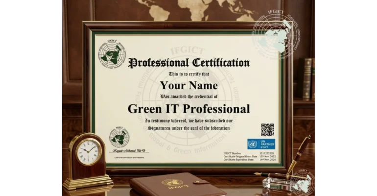 green IT certificate