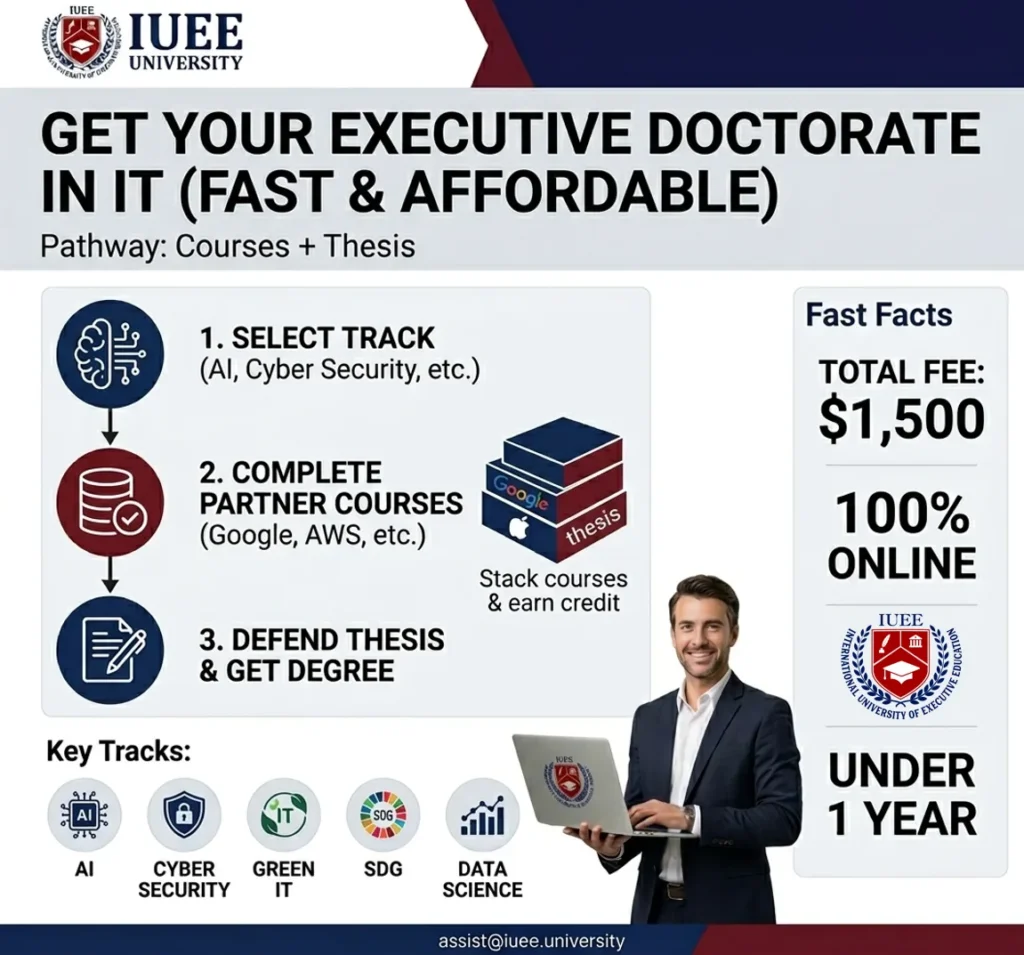 online executive doctorate IT